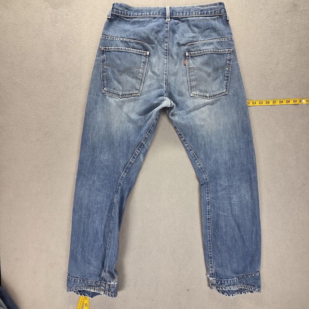 Vintage Levis Engineered Jeans Mens Blue Twisted Button Fly Fits 30x32 - Picture 2 of 16